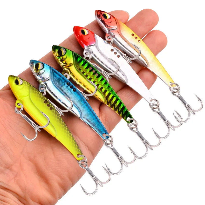 VIB Señuelo de Pesca con Vibración – Cebo Metal Cobre para Trucha - imagen 4