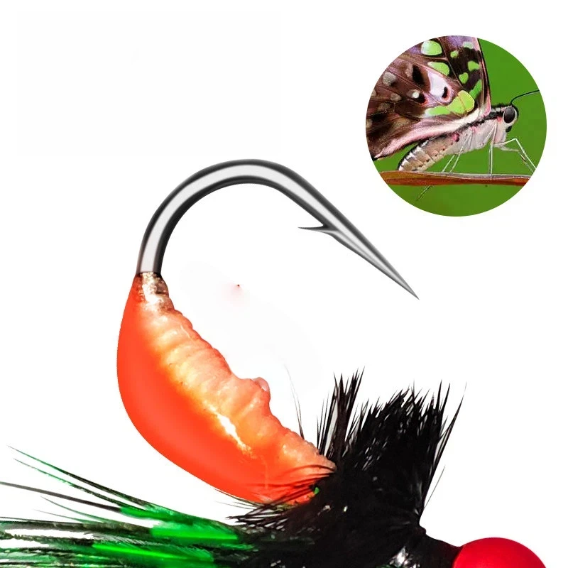 Kit de pesca con mosca: línea pre-atada y señuelo minnow blanco - imagen 3