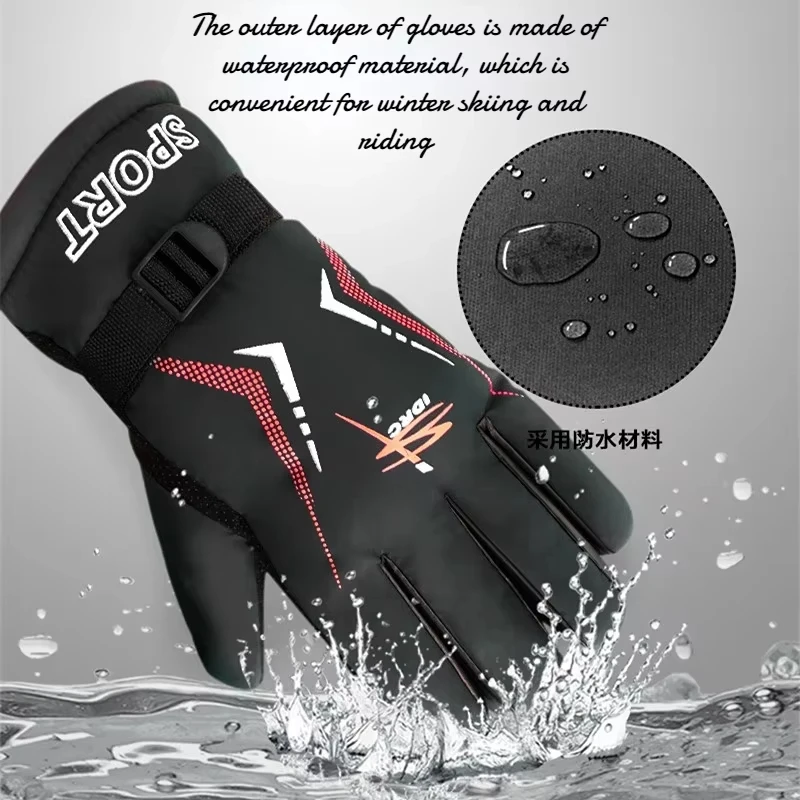 Guantes de pesca invierno impermeables antideslizantes - imagen 5