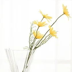 Margaritas artificiales pequeñas para decoración de bodas y jardín