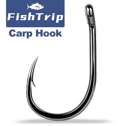 Anzuelo Boilie FishTrip – Punto curvo vástago ancho para carpa