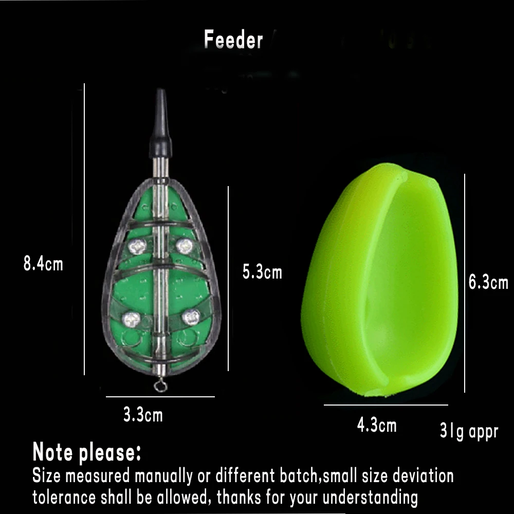Moldes para confeccionar el cebo