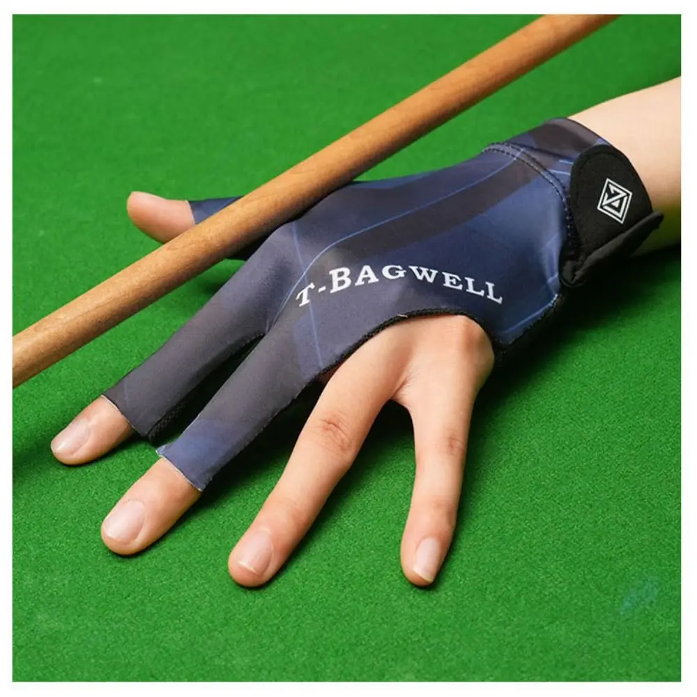 Guante de snooker antideslizante transpirable elástico de tres dedos - imagen 3