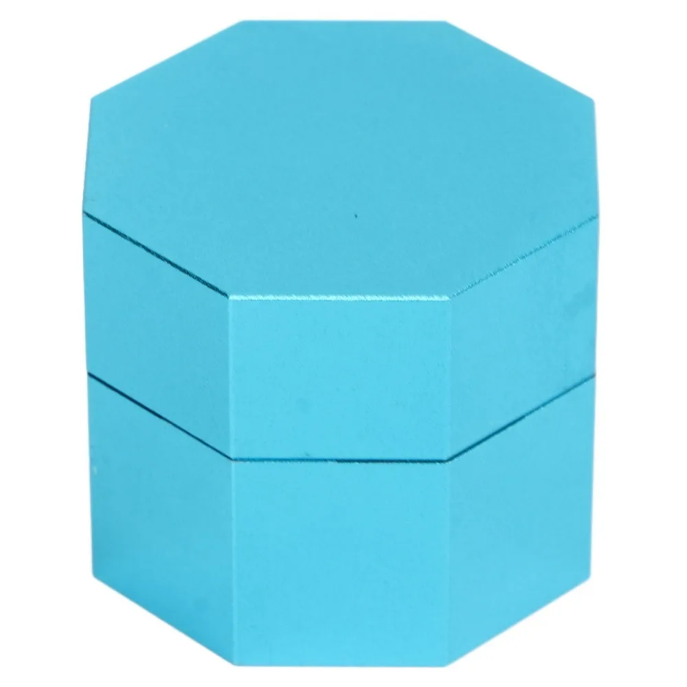 Estuche octagonal para tiza de billar en aluminio – portátil - imagen 2