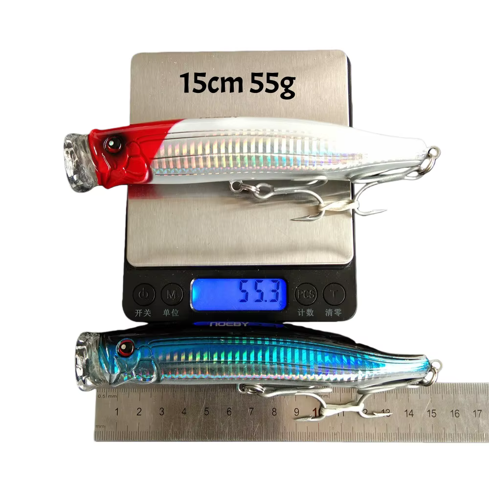 Noeby Popper flotante 150mm – Señuelo de superficie para pesca en mar - imagen 3