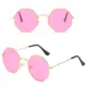 Gafas de sol UV400 polígono octogonal retro con protección - imagen 2