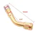 Válvula de neumáticos de latón con adaptador de extensión - imagen 3
