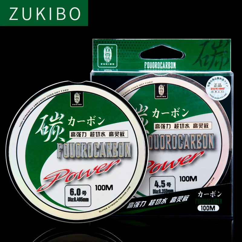 Close-up del nudo resistente en línea de fluorocarbono