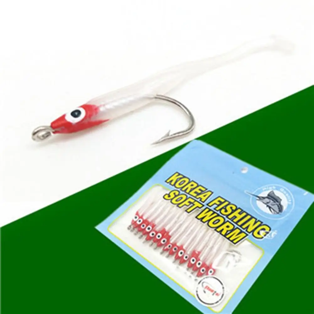 Señuelos luminosos para pesca de anguila con anzuelo y plomo - imagen 3