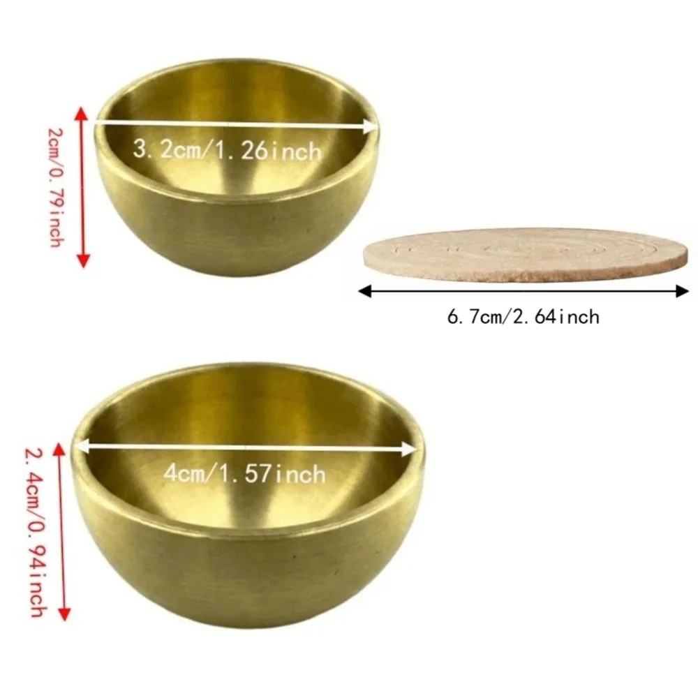 Cuenco tibetano portátil de sonido curativo con palo para mindfulness - imagen 5