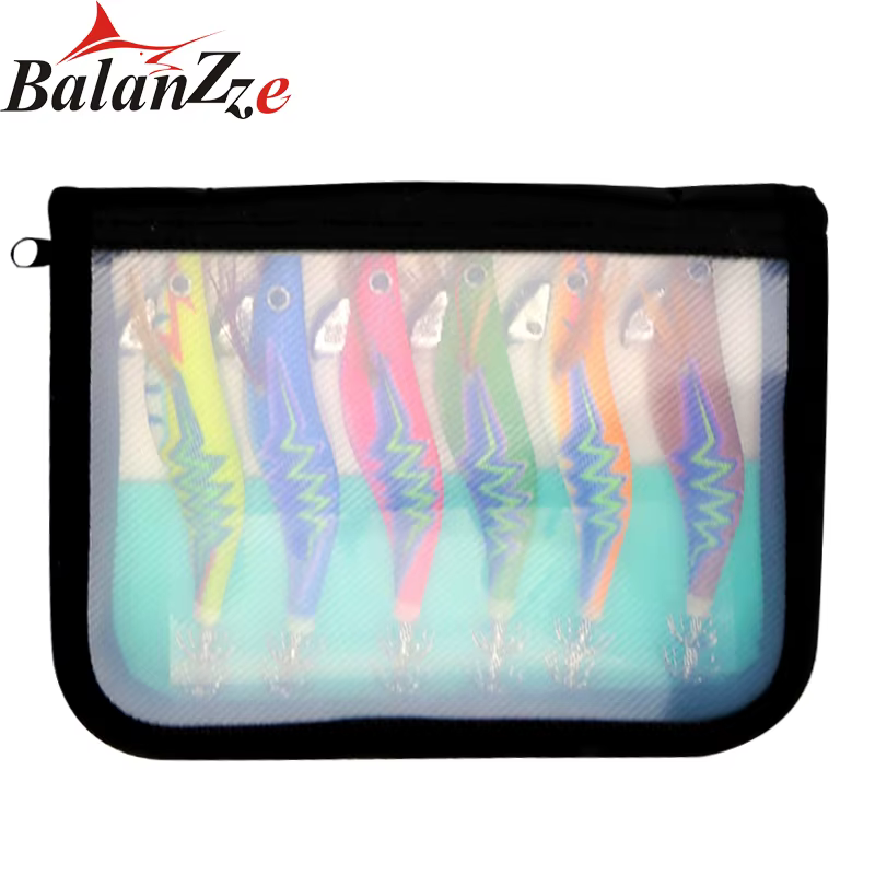 Balanzze Señuelo Egi Camarón Luminoso – Ojos 3D Jigging Calamar - imagen 4