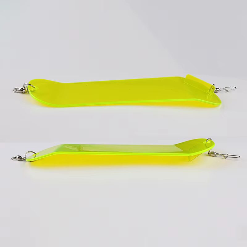FishingFans Flasher de plástico para trolling de salmón y trucha