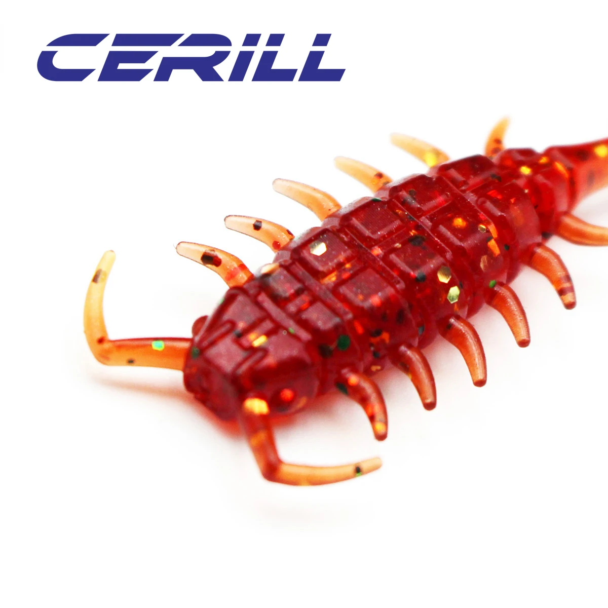 Swimbait Ceril Larva 3cm – Cebo flotante silicona lubina - imagen 4