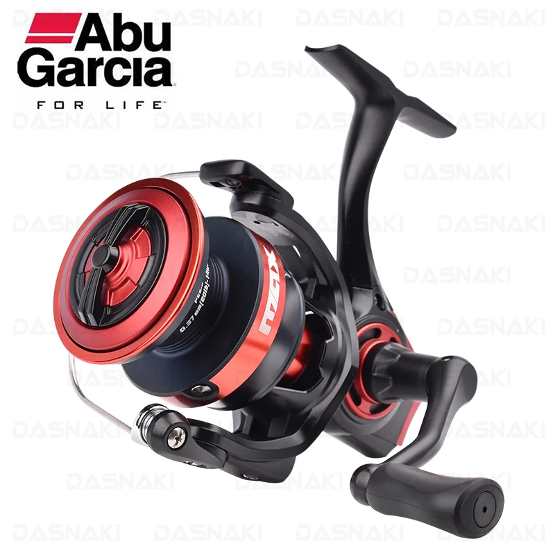 Abu García BMAX SX – Carrete de pesca giratorio de metal con cuerpo asimétrico