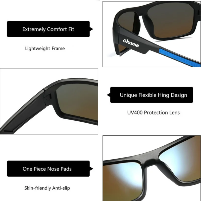 Gafas Okuma polarizadas para pesca con protección UV