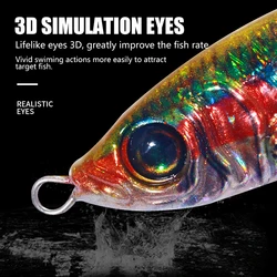 Cebo Shore Casting Jig Metal 30-80g para lubina y trucha