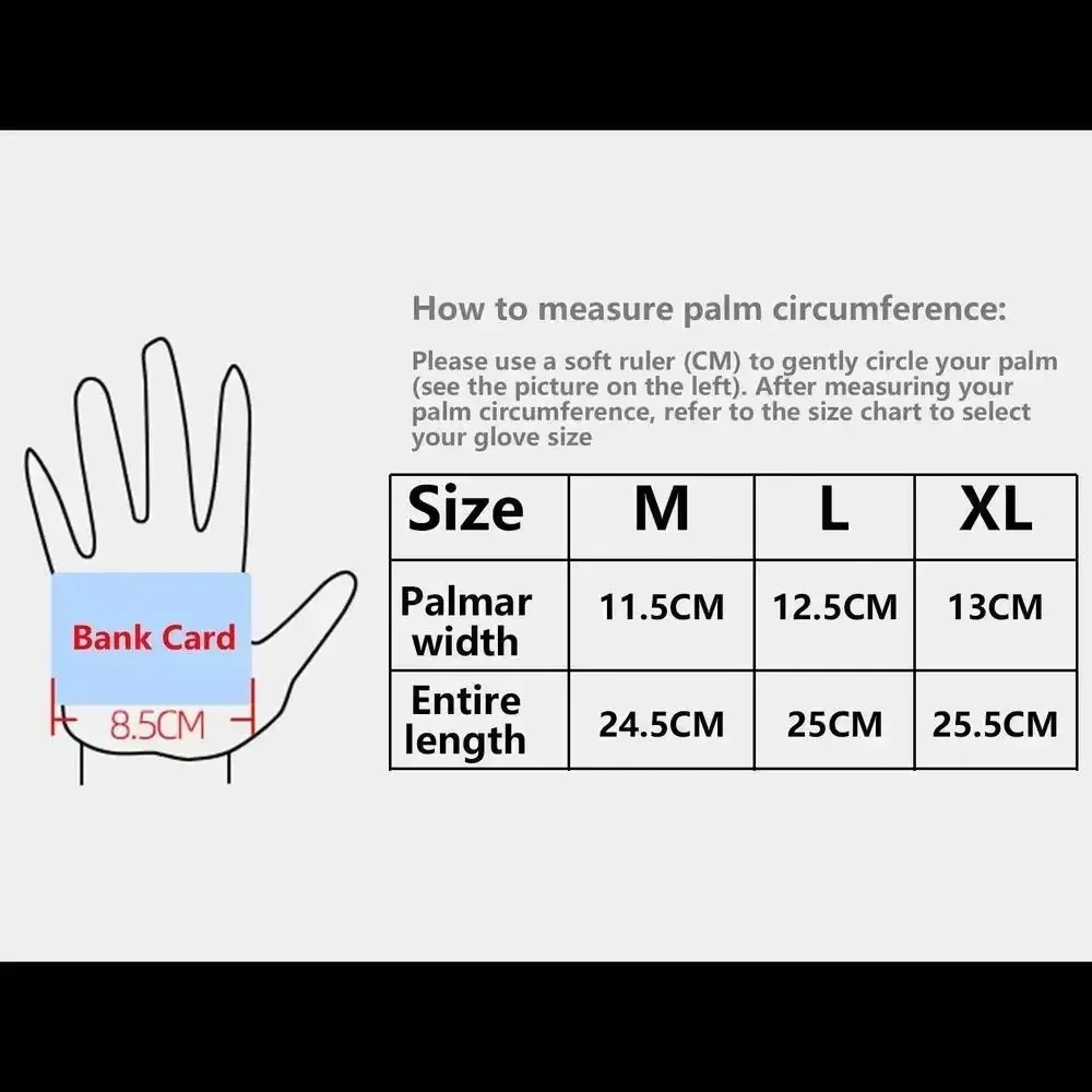 Guantes calefactables visto superior