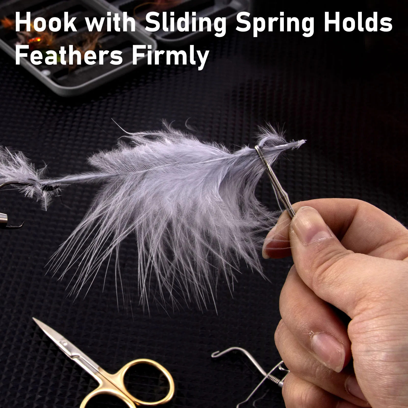 Tornado Dubbing y Hackle – Kit profesional para atar moscas - imagen 4