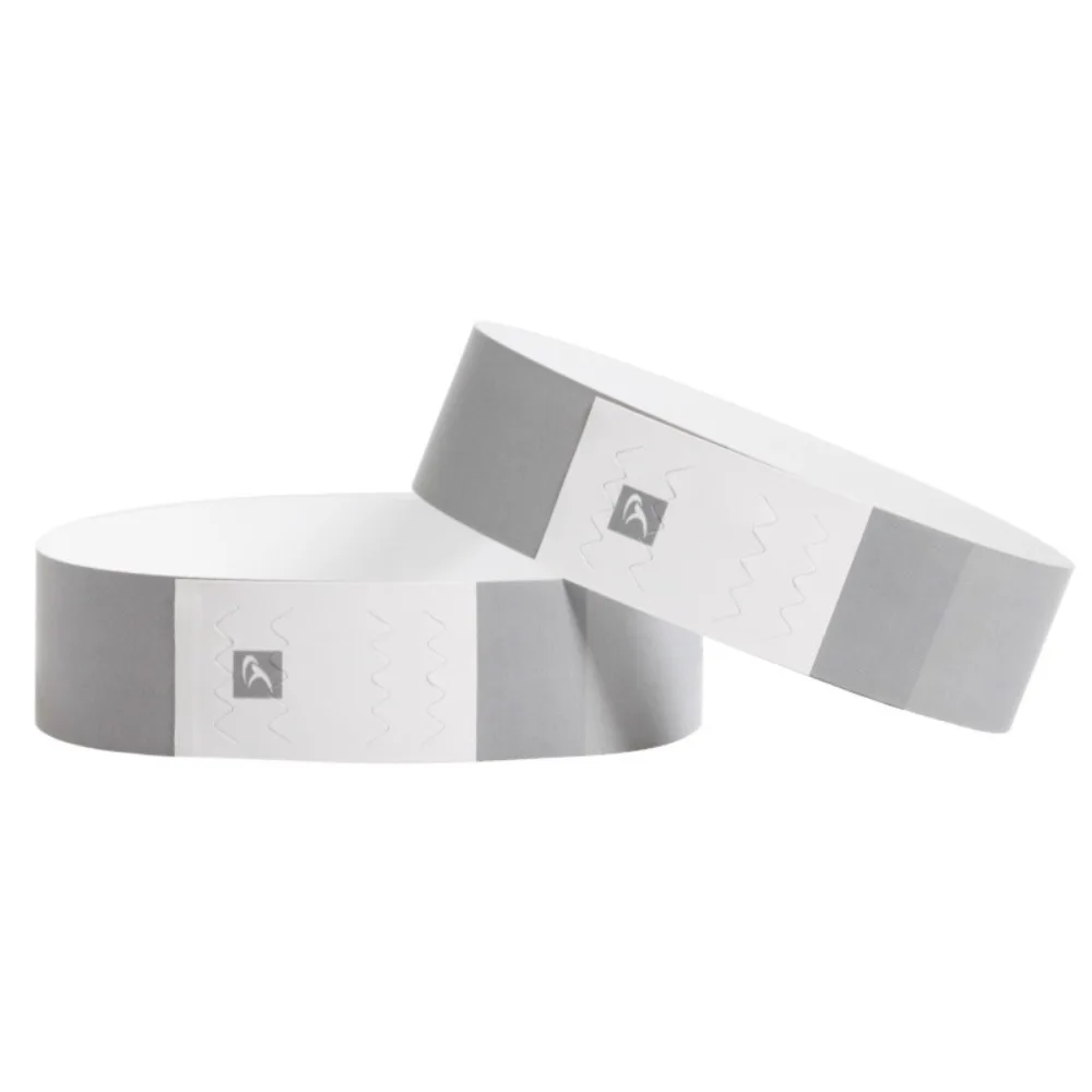Pulseras Tyvek impermeables de papel sintético para eventos