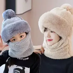 Gorro térmico mujer conjunto cuello bufanda ciclismo invierno