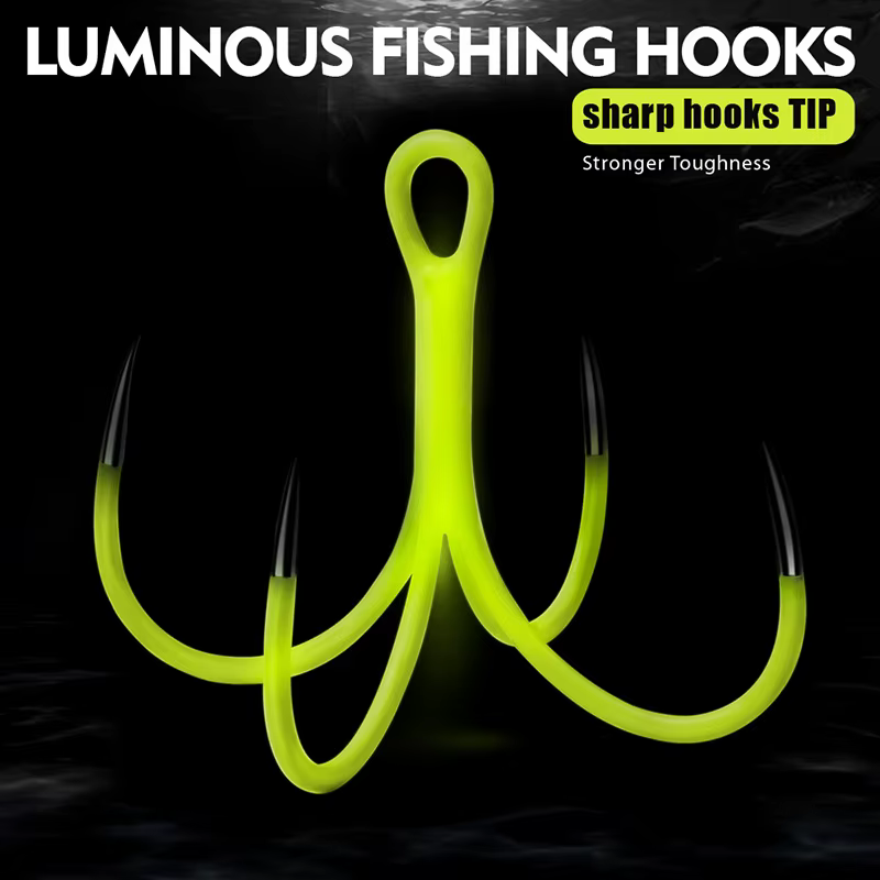 Anzuelos giratorios Jig Heads cuádruples – Luminosos para pesca - imagen 5