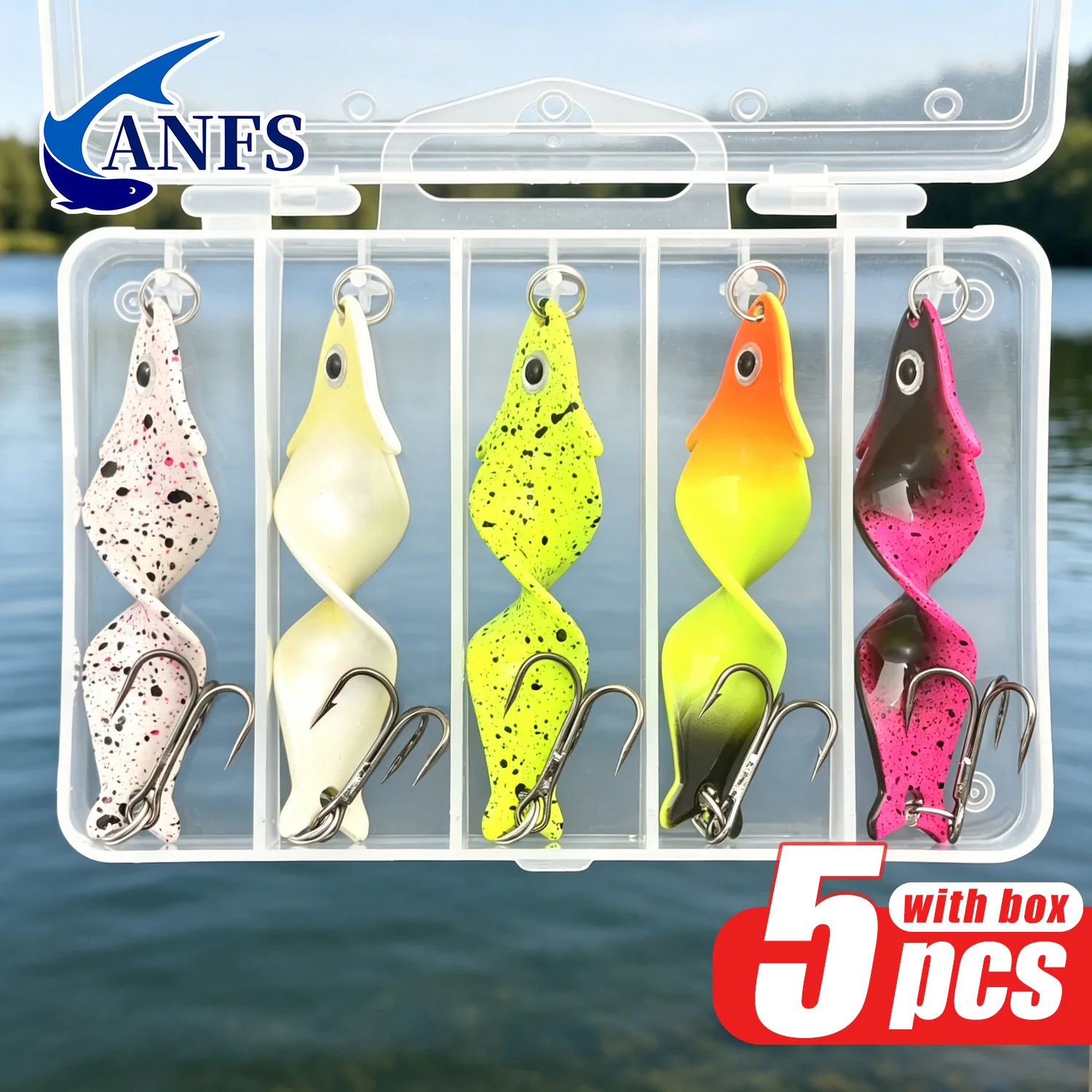 Cuchara para trucha Mega Twist Blinker ANFS – señuelo metálico - imagen 5