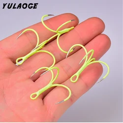 Anzuelos giratorios Jig Heads cuádruples – Luminosos para pesca