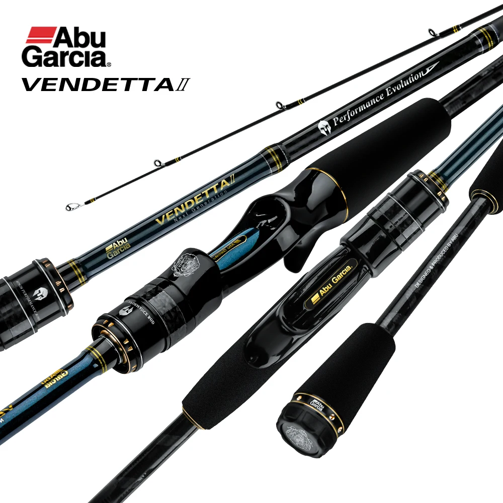 Caña Abu García Vendetta II de 2 secciones ligera y sensible Fuji