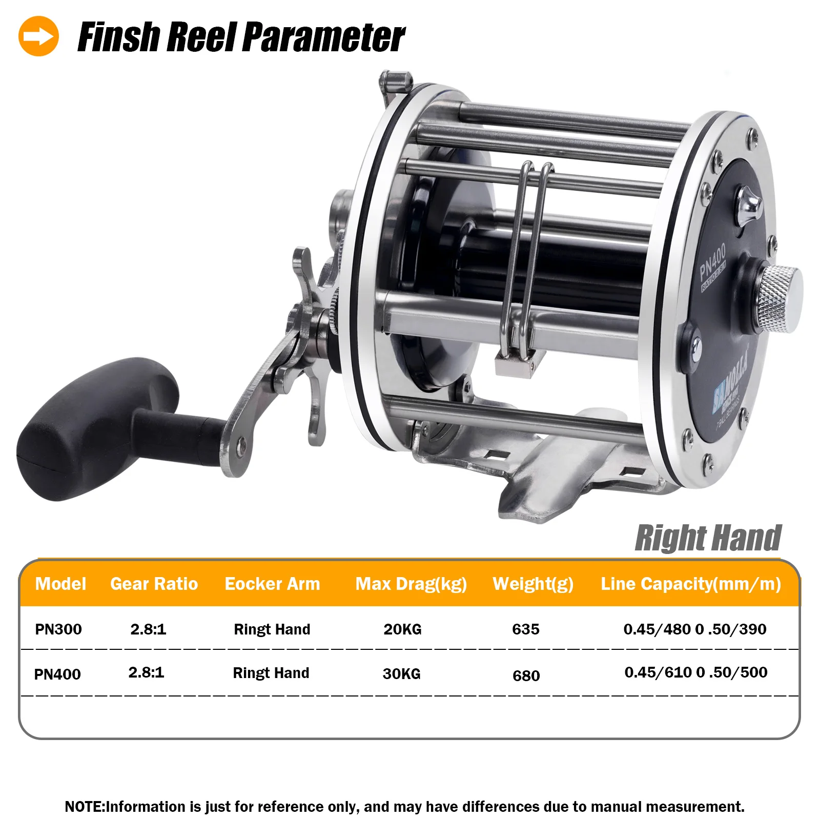 Carrete de pesca trolling profundo para jigging lento y arrastre - imagen 3