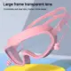 Gafas de natación antiniebla gran montura infantil con tapones