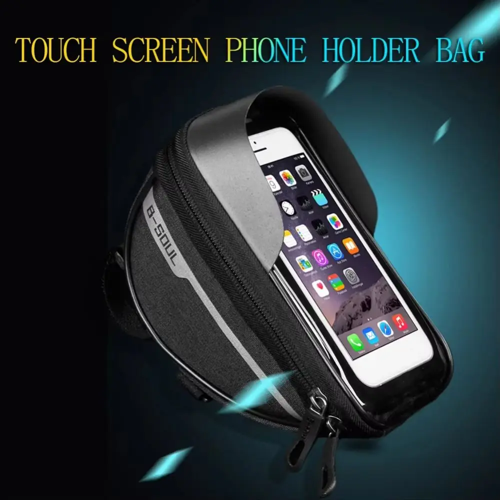 Bolsa impermeable MTB con pantalla táctil y soporte móvil - imagen 2