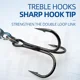 ShareShark Señuelo giratorio metálico con anzuelo triple para lucio - imagen 2