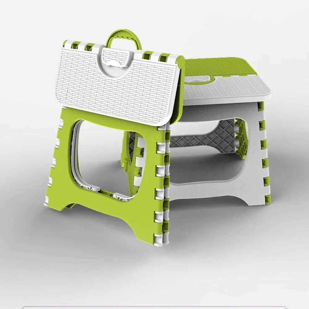 Taburete plegable reforzado ligero de plástico para pesca y exterior - imagen 4