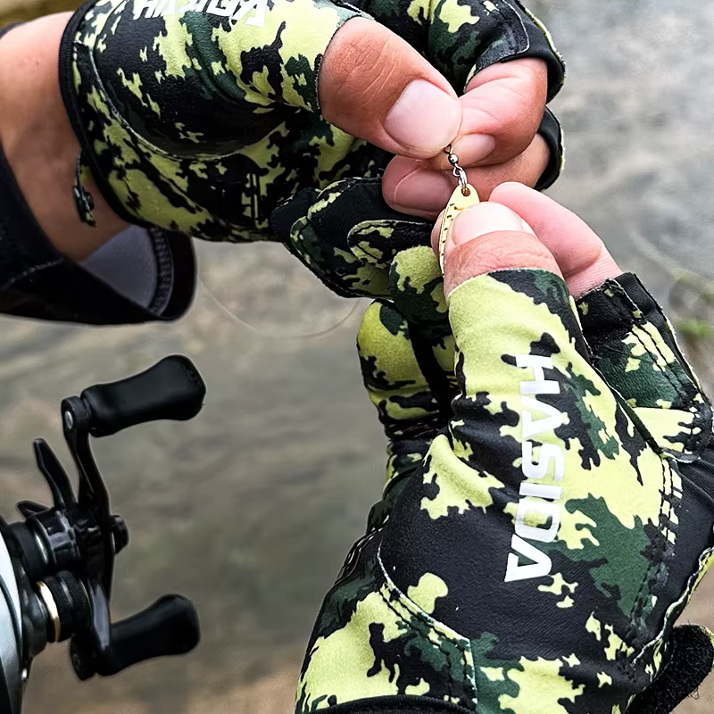 Guante de pesca HISTAR LA SHIRLEY – Lycra antideslizante camuflaje - imagen 5