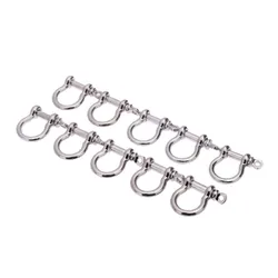 Grillete en forma de O para pulseras de supervivencia de zinc
