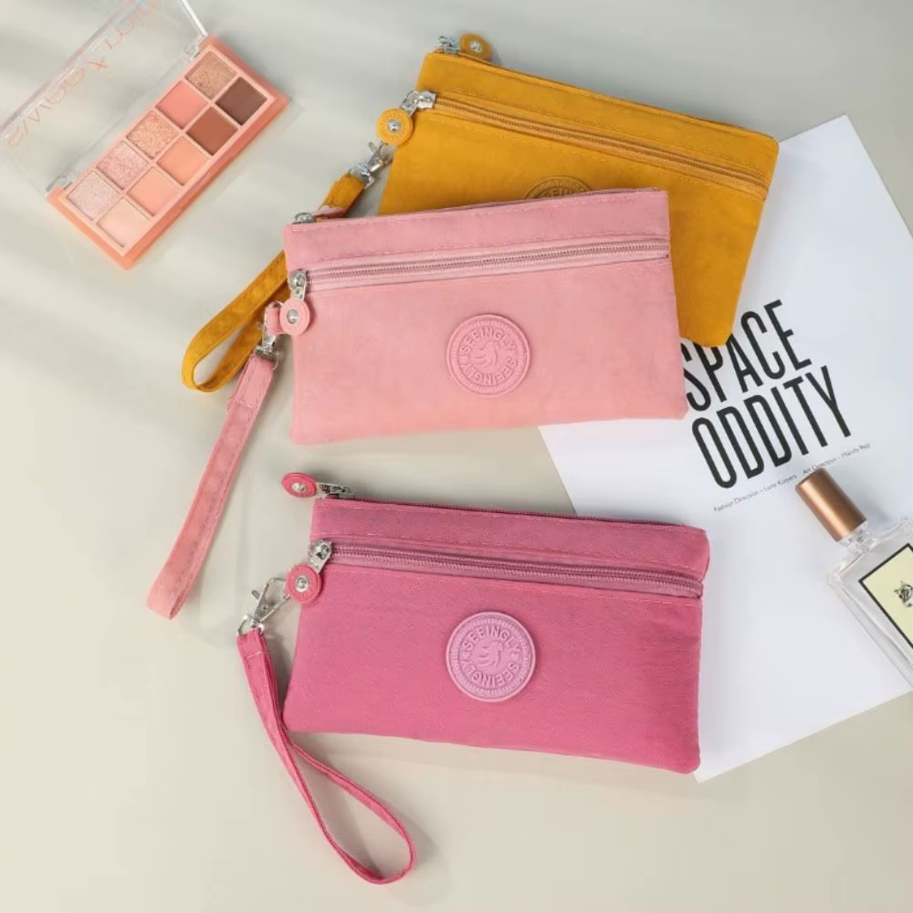 Cartera impermeable para mujer tarjetero resistente al desgaste