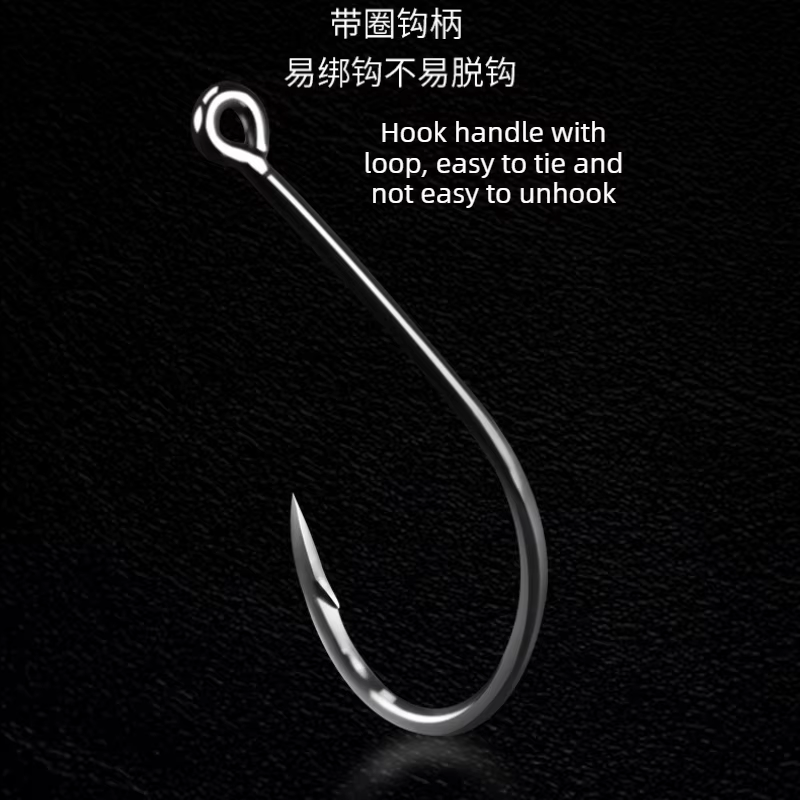 Anzuelos Offset Boca Rizada 8006 – Tira Fina para Pesca de Barracuda - imagen 4