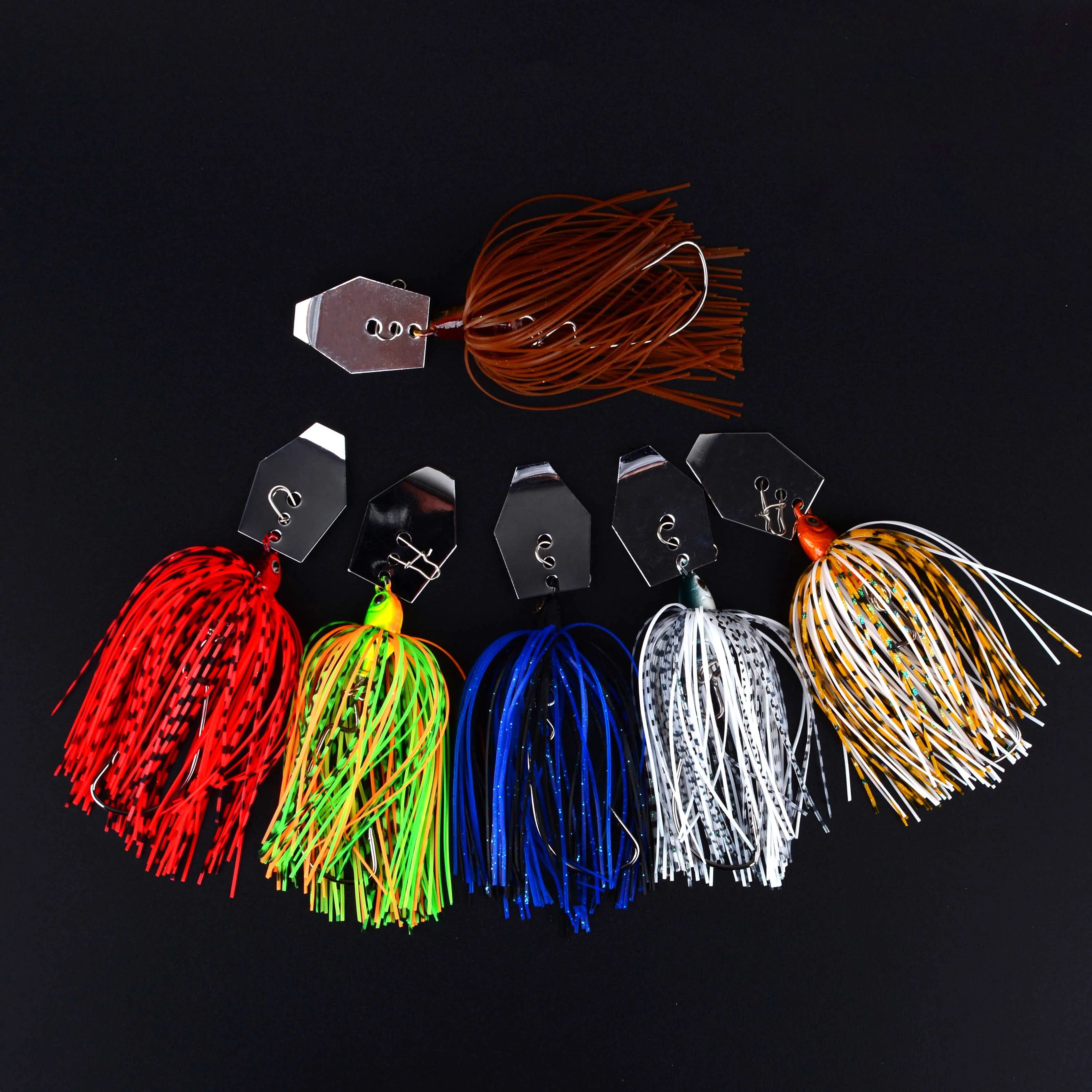 Chatterbait Spinner Bait sin enredos para lubina, lucio y lucioperca