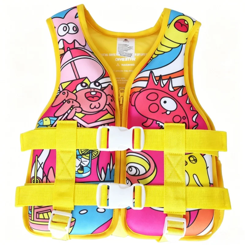 Chaleco flotante infantil estilo portátil no hinchable