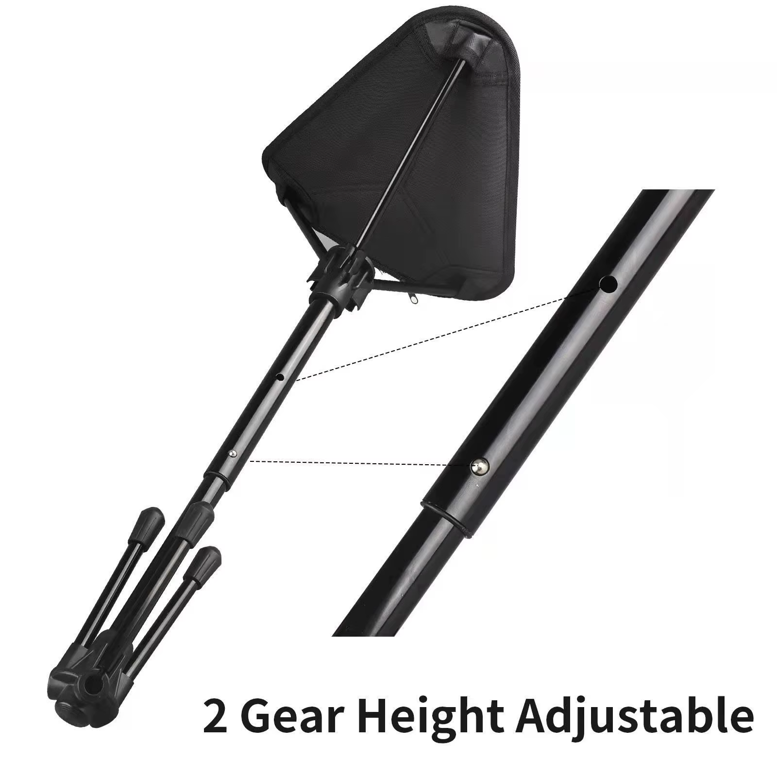 Taburete Plegable QAJTAO Telescópico para Pesca y Camping - imagen 4