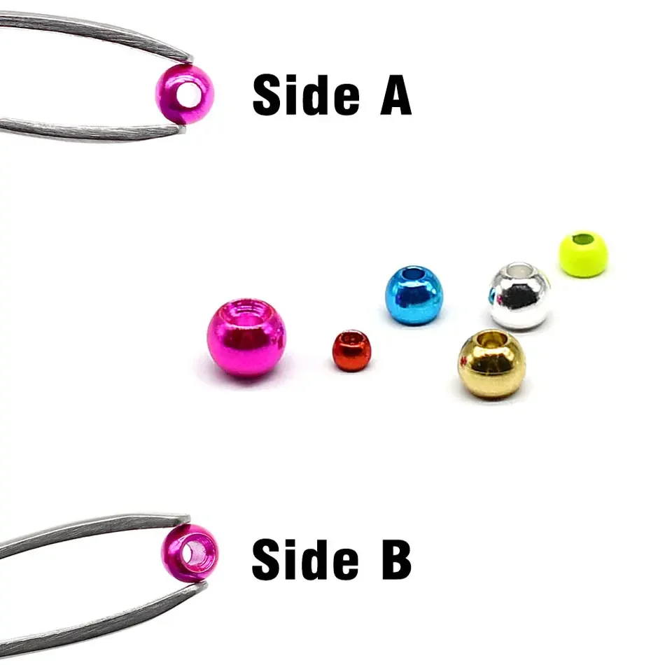 Cuentas de latón en tonos multicolores