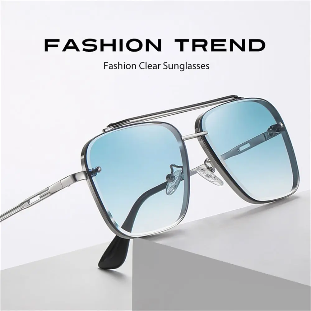 Gafas de sol con montura metálica estilo punk