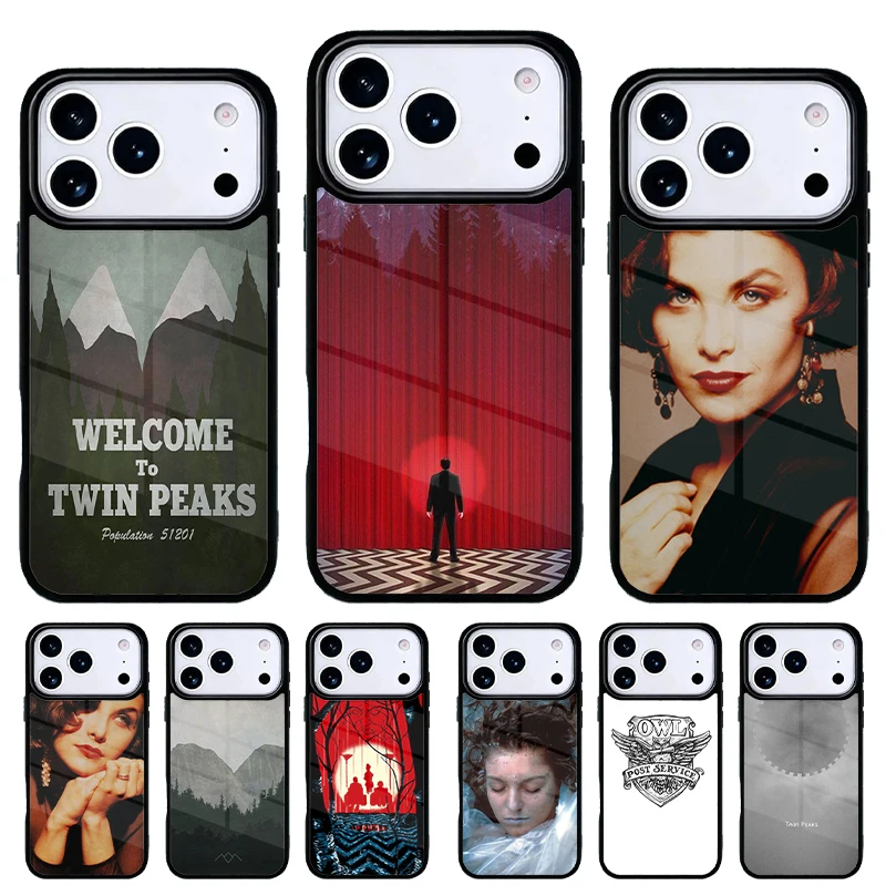 Funda Twin Peaks para iPhone 17 Air y 16e – Protección trasera resistente