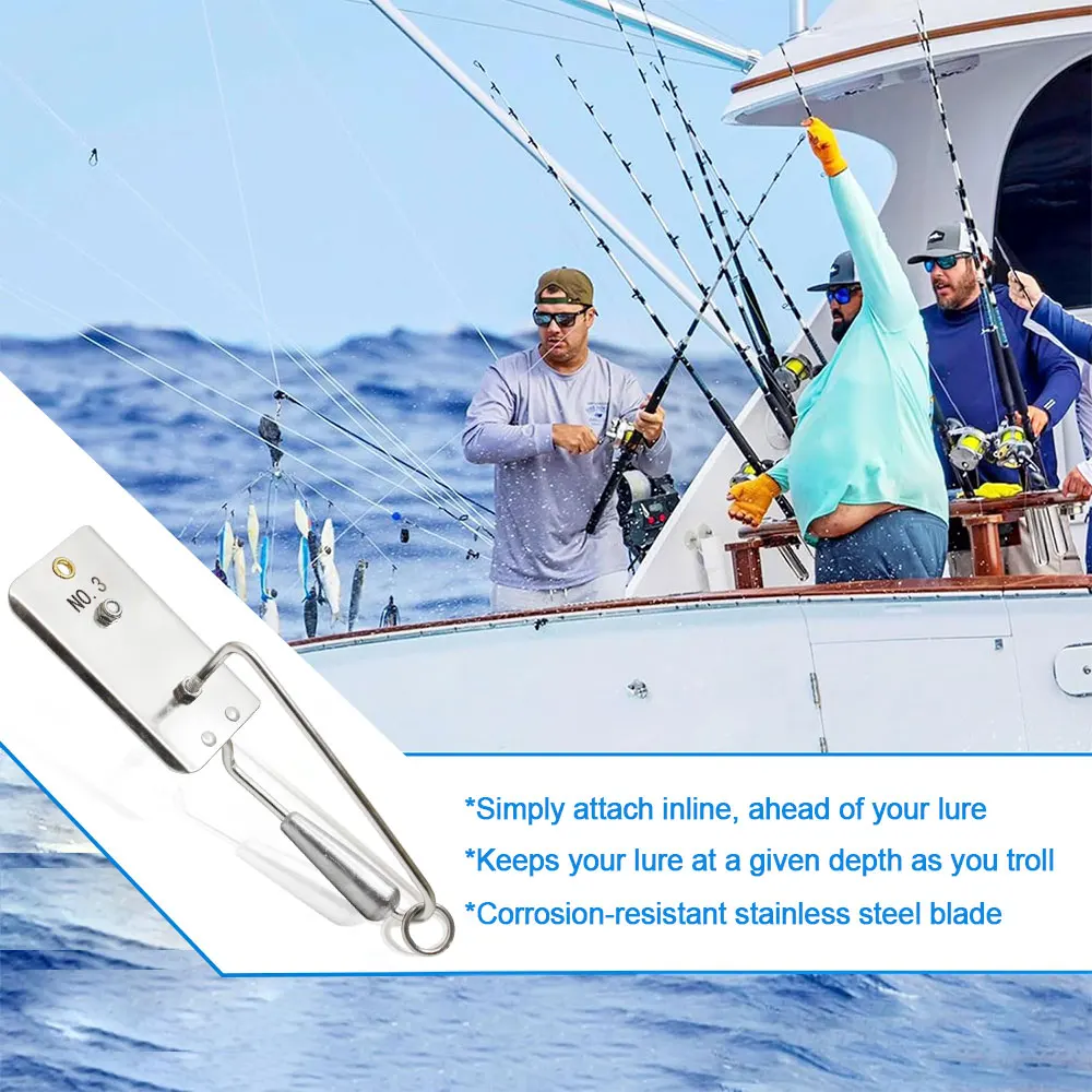 Plomada acero inoxidable para pesca de túnidos y marlines - imagen 4