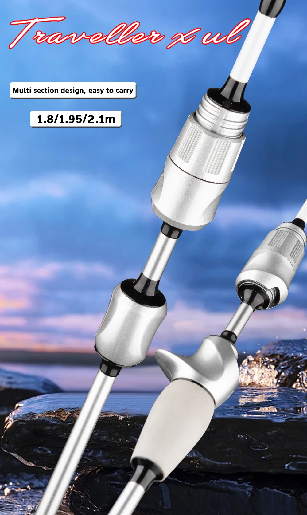 Caña BIUTIFU plegada en su tubo de PVC