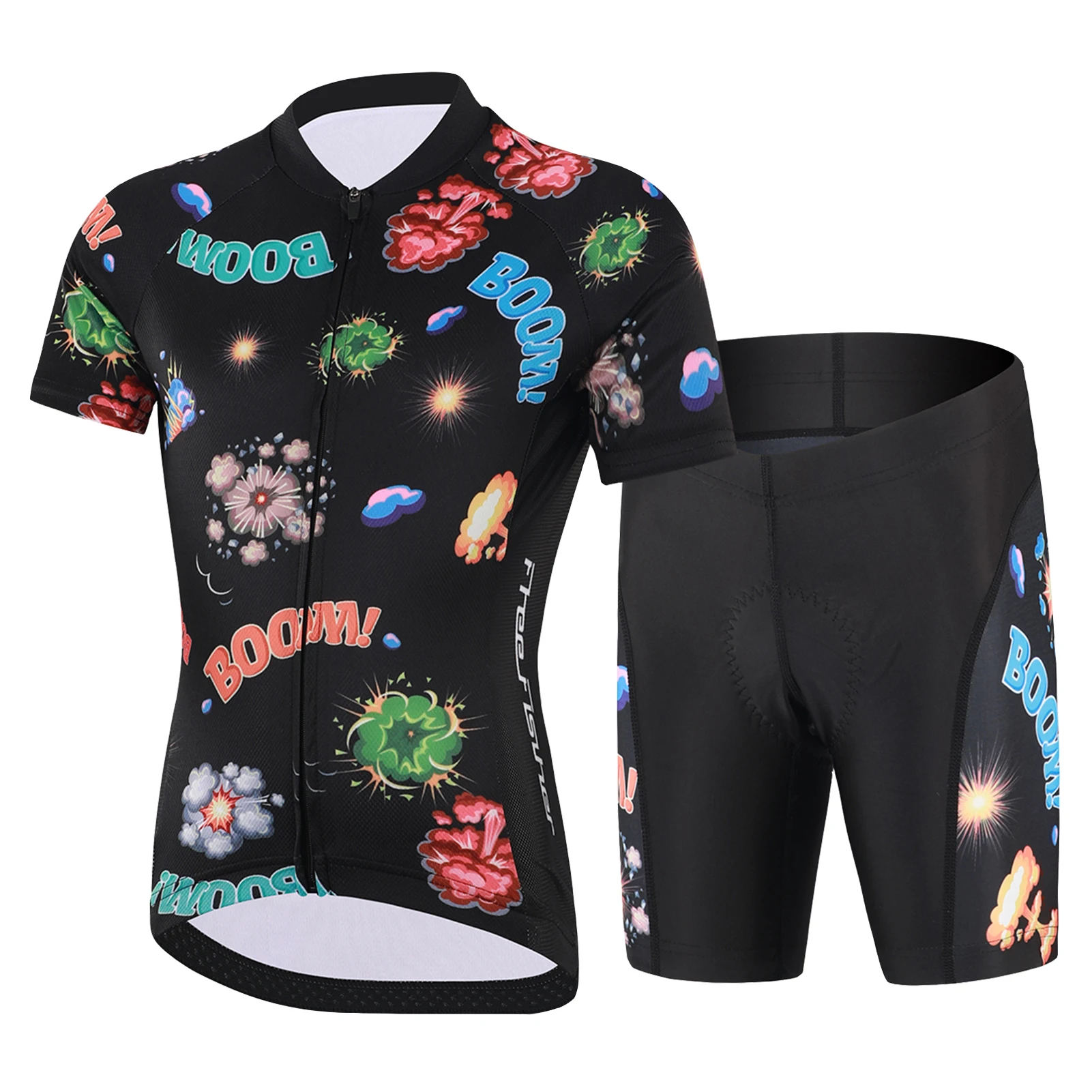 Pantalón corto acolchado 3D para ciclismo infantil