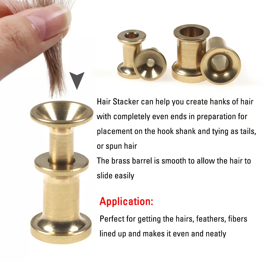 ICERIO Herramienta atado moscas con hair stacker desmontable y Twister - imagen 4