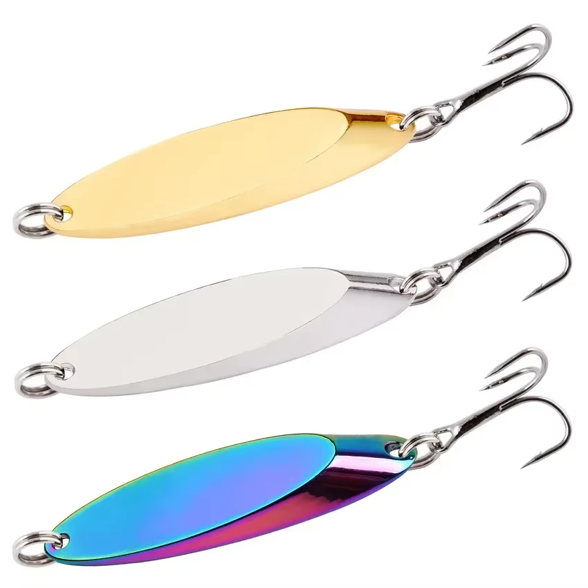 Spinnerbait de metal para trucha con lentejuelas - imagen 3