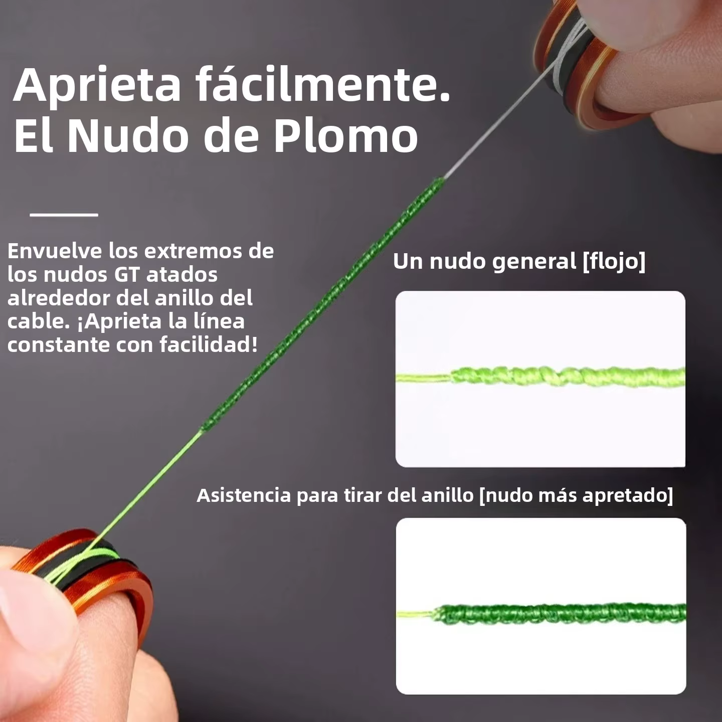 Anillo cortador de línea – Aleación antinudo para Leader - imagen 3