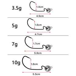 Anzuelos Jig Head Rockfish 3,5-10g – Lubina y trucha